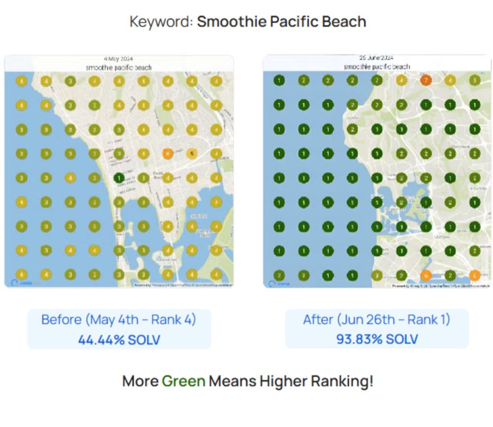 Google Business Profile optimisation results by Inventive Media